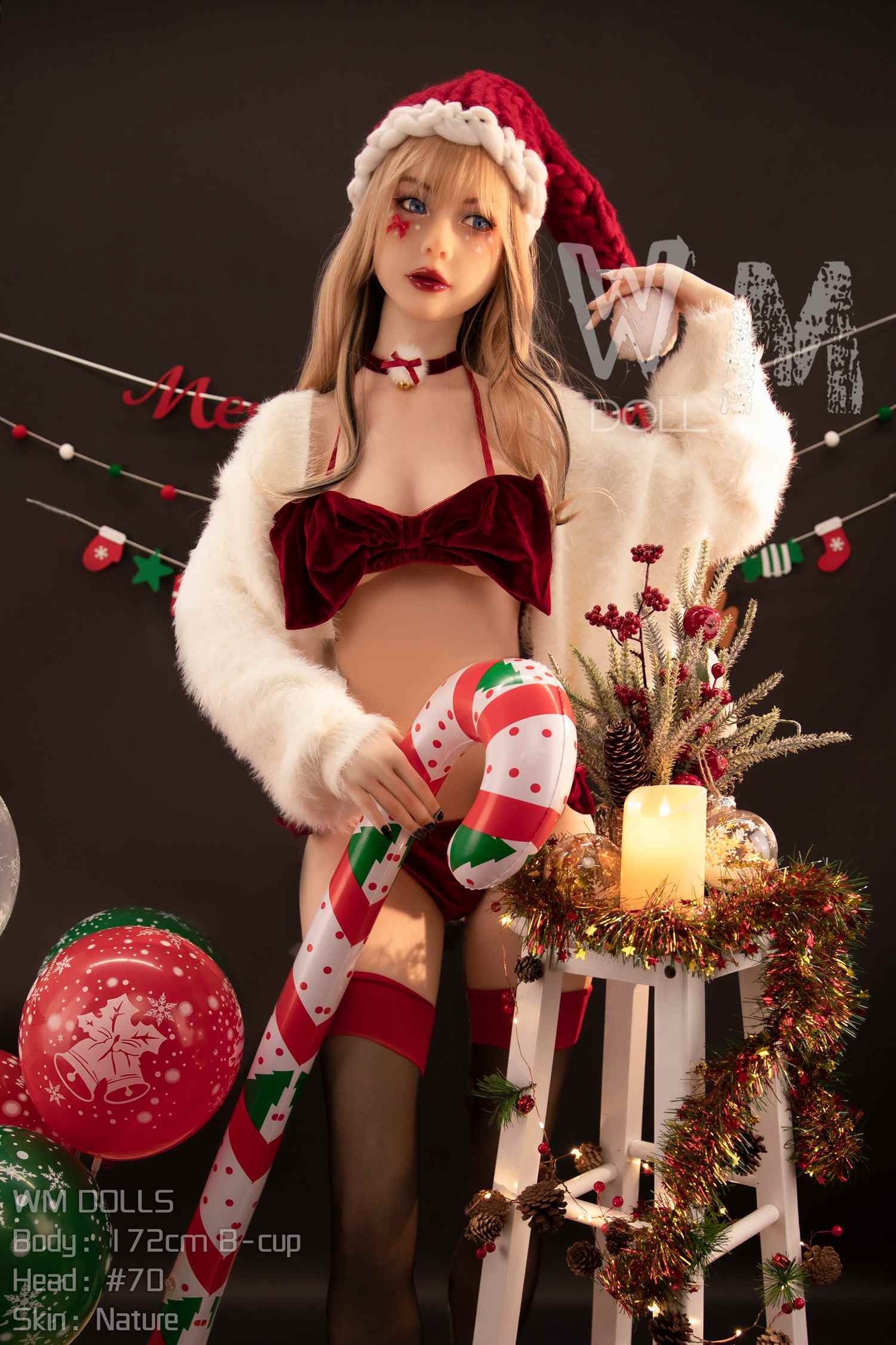 172 cm (5 feet 6 inches) B-cup TPE sex doll, head #70